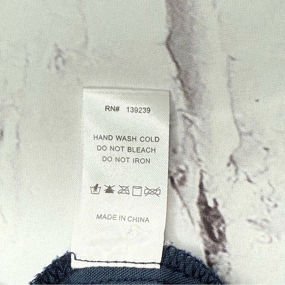 Tuckernuck Pomander Place Dutton Shirt Dress Sz S Navy Boho Coastal Cowgirl - Picture 8 of 8